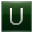 Letter U dg Icon